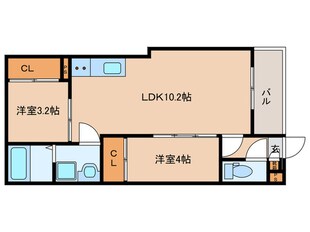 REGALEST上飯田駅の物件間取画像